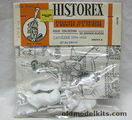 Historex 1/32 Horse and Rider Calvary 1794-1803 - Historical Figures, 686-B-4 plastic model kit